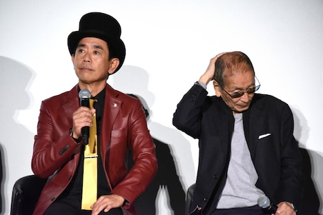 左から栗田貫一、小林清志。