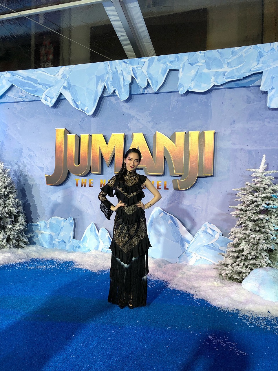 「ジュマンジ／ネクスト・レベル」ロサンゼルスプレミアに出席したファーストサマーウイカ。