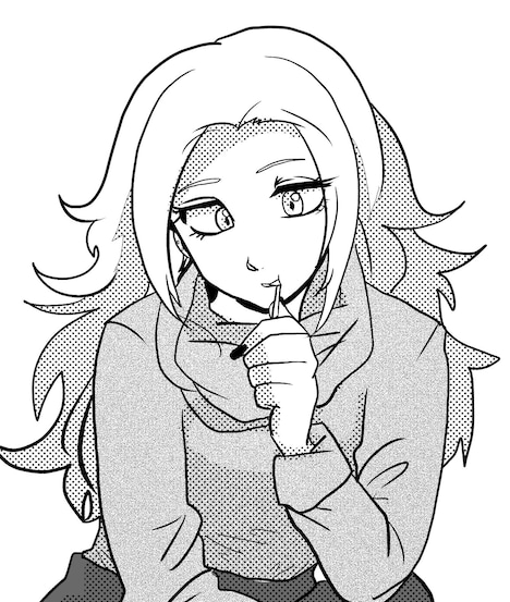 高杉梅の原作イラスト。