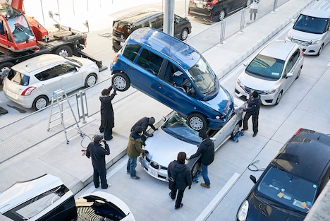 「AI崩壊」メイキング写真