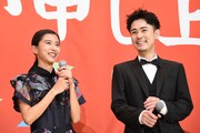 「カツベン！」公開記念舞台挨拶の様子。