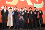 「カツベン！」公開記念舞台挨拶の様子。
