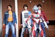 「劇場版ウルトラマンタイガ ニュージェネクライマックス」サプライズ発表会の様子。