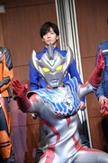 「劇場版ウルトラマンタイガ ニュージェネクライマックス」サプライズ発表会の様子。