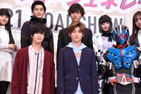 「仮面ライダー 令和 ザ・ファースト・ジェネレーション」完成報告イベントの様子。