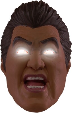 「RIKI 白目フェイス ライトキーチェーン」