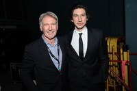 左からハリソン・フォード、アダム・ドライバー。