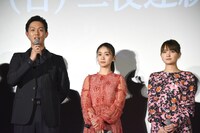 「教場」完成披露試写会の様子。
