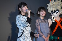 左から佐倉綾音、寺崎裕香、爆豪勝己。