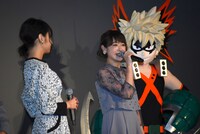 左から佐倉綾音、寺崎裕香、爆豪勝己。