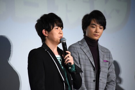 左から山下大輝、井上芳雄。