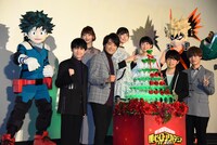 「僕のヒーローアカデミア THE MOVIE ヒーローズ：ライジング」初日舞台挨拶の様子。