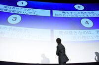 アンケートの様子。