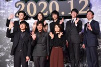 「サイレント・トーキョー」製作発表会見の様子。