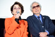 左から倍賞千恵子、山田洋次。