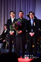 左から高橋一生、渋川清彦、阪本順治。