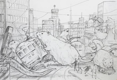 「ネズラ1964」のコンセプトアート。