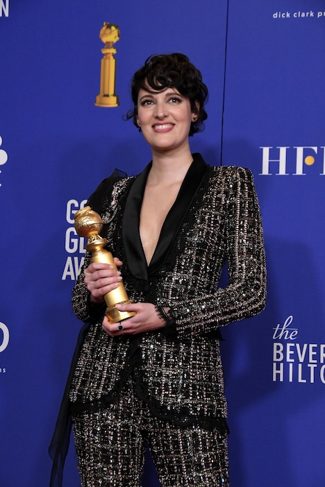 第77回ゴールデングローブ賞の授賞式に出席したフィービー・ウォーラー＝ブリッジ。（写真提供：Sthanlee Mirador / Sipa USA / Newscom / ゼータ イメージ）