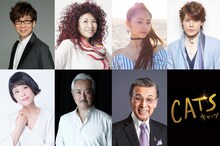 上段左から山寺宏一、浦嶋りんこ、RIRI、宮野真守。下段左から沢城みゆき、山路和弘、宝田明。