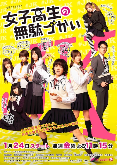 「女子高生の無駄づかい」ポスタービジュアル