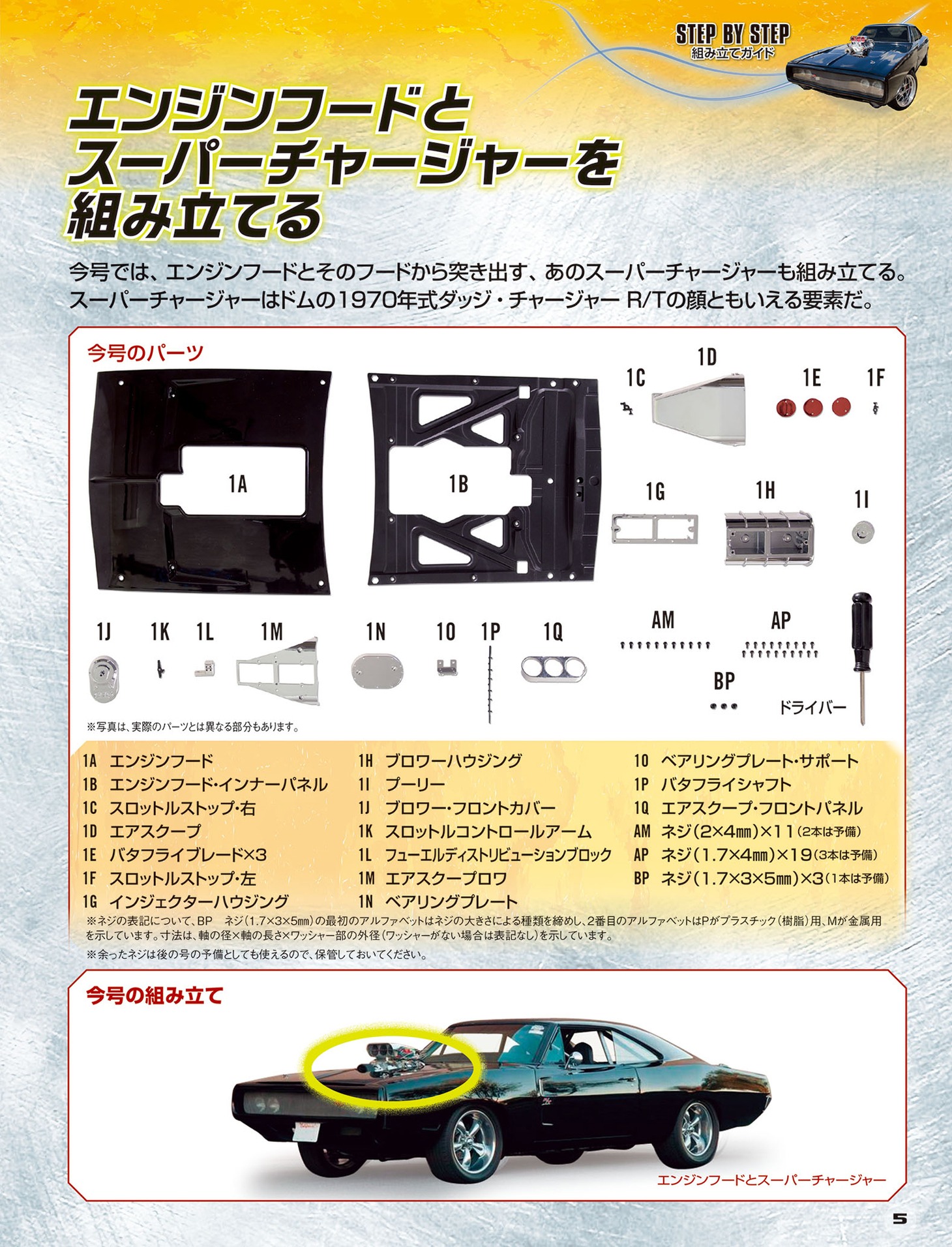 「週刊『ワイルド・スピード ダッジ・チャージャー R/T』」より。
