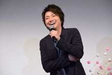 暗に「悪魔的だー！」を求められ笑う藤原竜也。