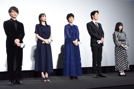 「ラストレター」舞台挨拶の様子。