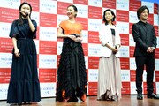 「連続ドラマW 彼らを見ればわかること」完成披露試写会の様子。