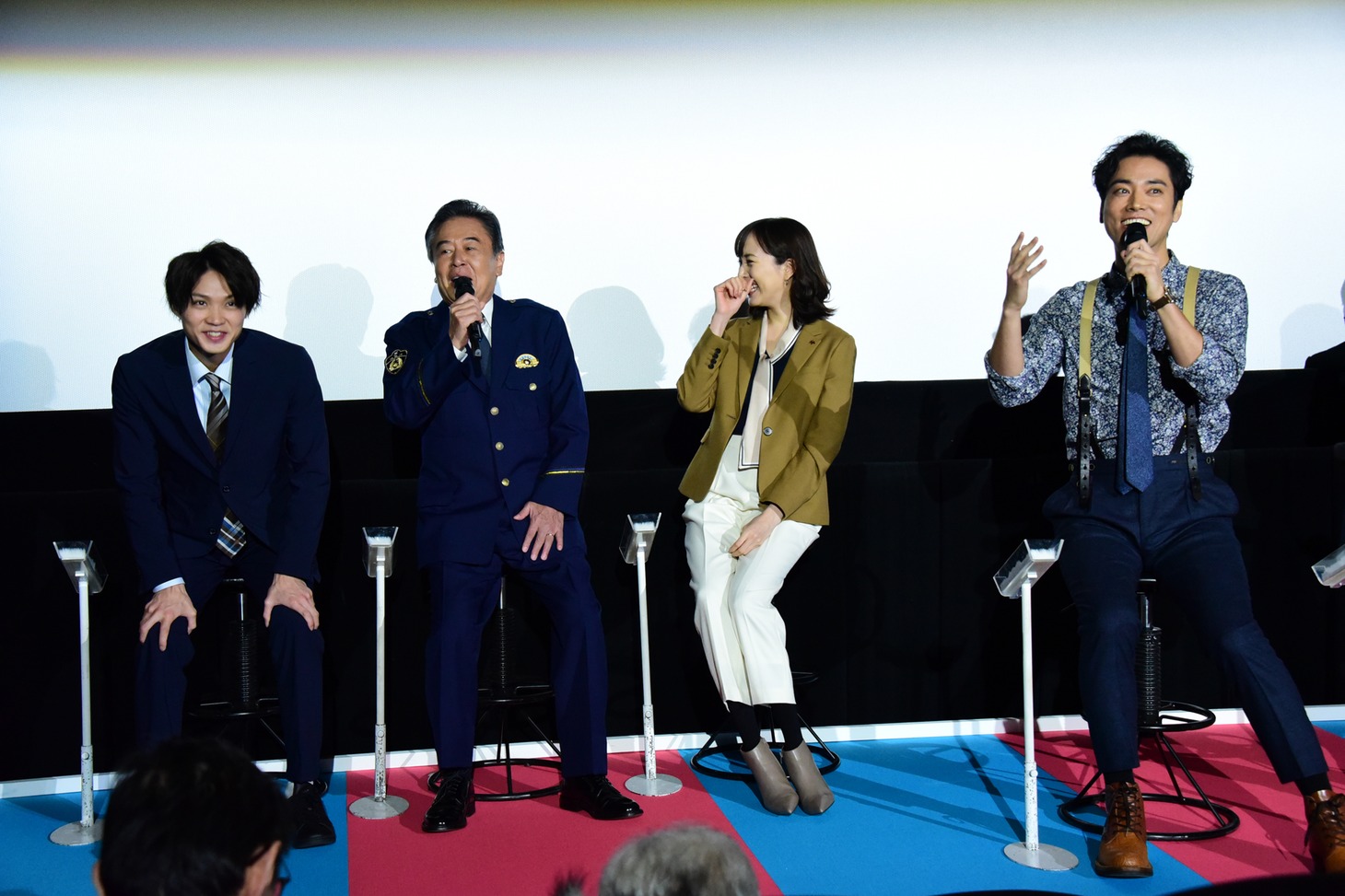 「ケイジとケンジ 所轄と地検の24時」トークイベントの様子。