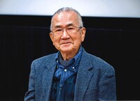 功労賞を受賞した録音技師の紅谷愃一。