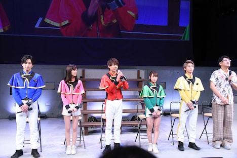 「魔進戦隊キラメイジャー」製作発表記者会見の様子。