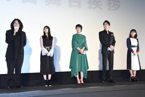 「ラストレター」初日舞台挨拶の様子。
