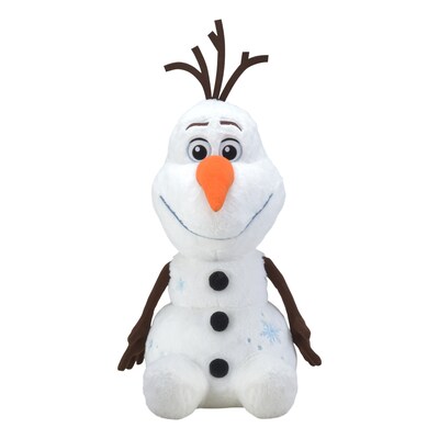 S賞のオラフ特大サイズぬいぐるみ（全長約80cm）。(c) Disney