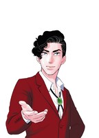 明智五郎の原作イラスト。