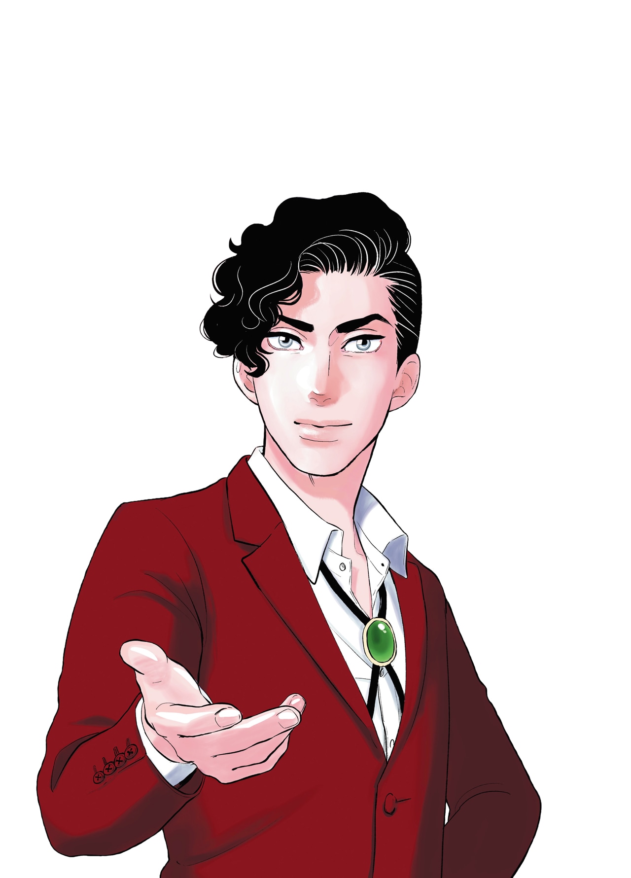 明智五郎の原作イラスト。