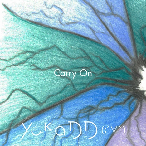yukaDD(;´∀`)「Carry On」配信ジャケット