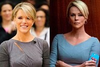 左からメーガン・ケリー本人、シャーリーズ・セロン演じるメーガン・ケリー。