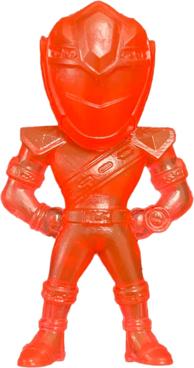 「ミニマスコットダブルレッドセット」のキラメイレッド。