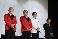 「星屑の町」完成披露上映会の様子。