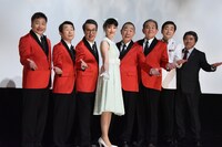 「星屑の町」完成披露上映会の様子。