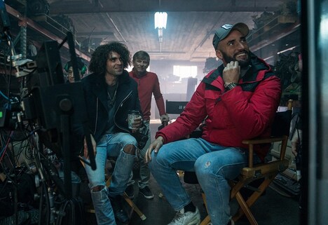 手前左からアディル・エル・アルビ、ビラル・ファラー。