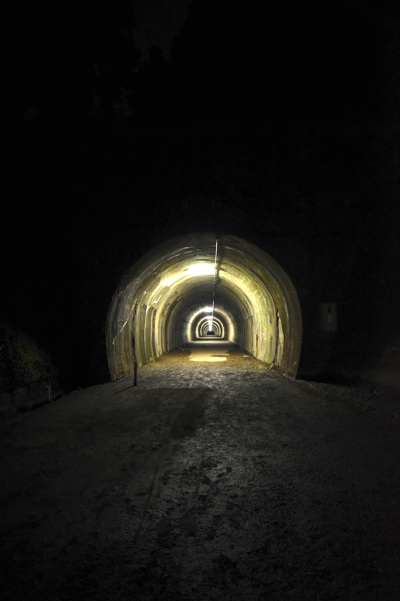 「犬鳴村」の撮影で使われた旧吹上トンネル。