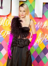 「ハーレイ・クインの華麗なる覚醒 BIRDS OF PREY」ロンドンプレミアに参加したマーゴット・ロビー。