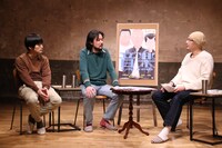 左から大橋裕之、岩井澤健治、映画評論家の森直人。