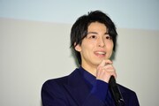 「前田建設ファンタジー営業部」公開記念舞台挨拶に出席した高杉真宙。