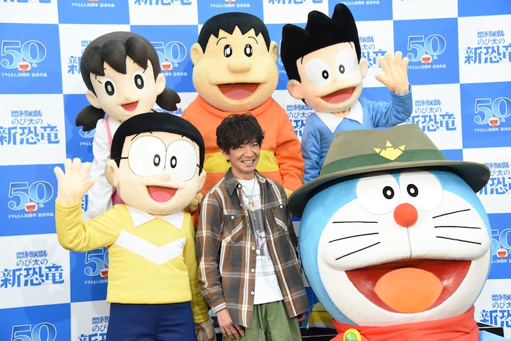 「映画ドラえもん のび太の新恐竜」公開アフレコイベントにて。