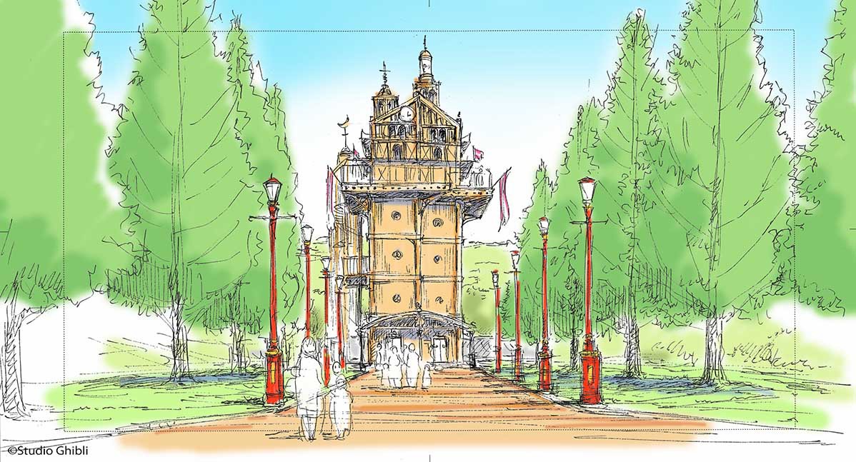 青春の丘エリアのデザイン画。