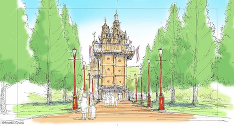 青春の丘エリアのデザイン画。