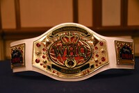 「WORLD HORROR QUEEN」のチャンピオンンベルト。