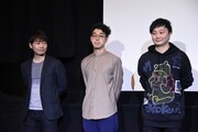 左から梅田慎介、安藤隼人、小高和剛。